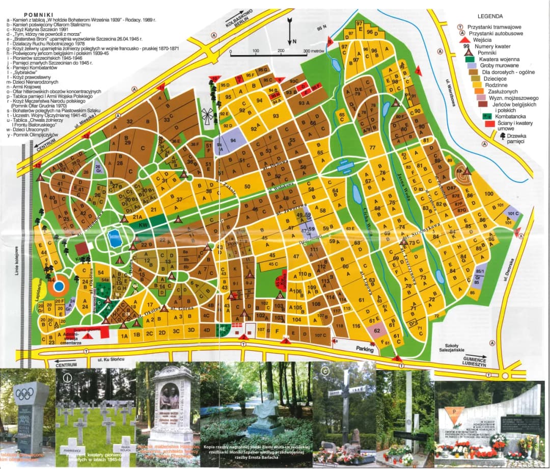 Ile hektarów ma cmentarz w Szczecinie? Zaskakująca powierzchnia!